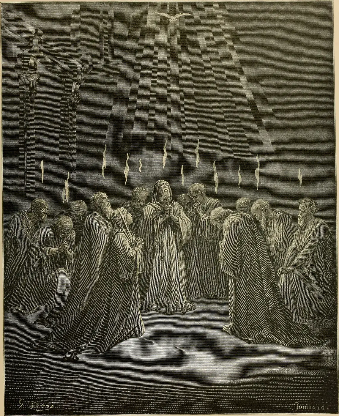 Pentecostes · Bíblia ilustrada de 1891